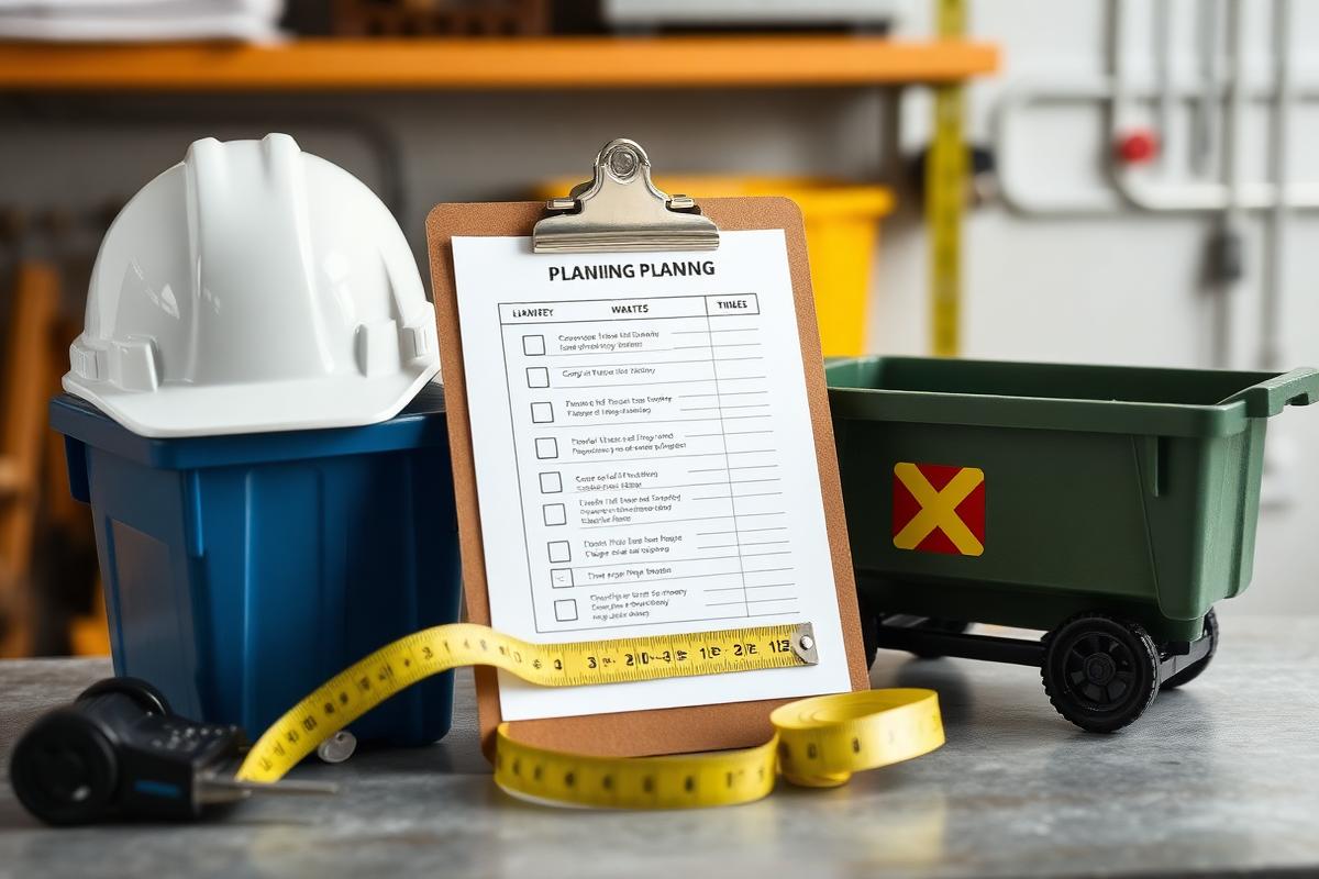 Planning checklist for roll-off dumpster rental explained in Wylie TX